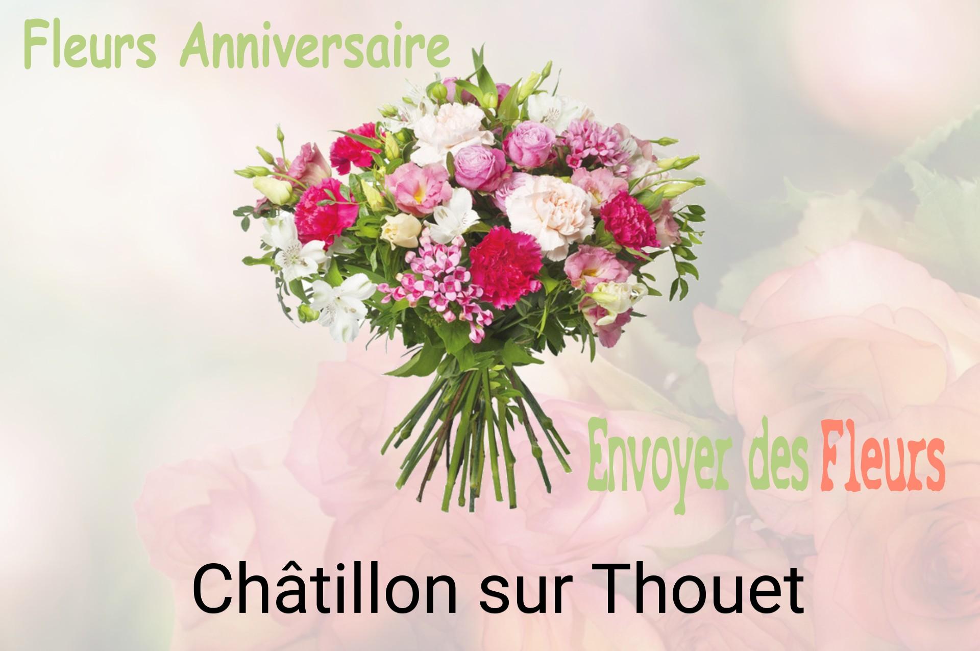 Bouquet de fleurs d’anniversaire livré à Châtillon-sur-Thouet